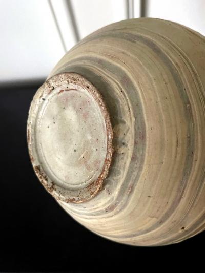 Korean Glazed Ceramic Vase Buncheong Ware Early Joseon Dynasty