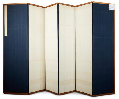 Korean Six Panel Screen Scholar s Library