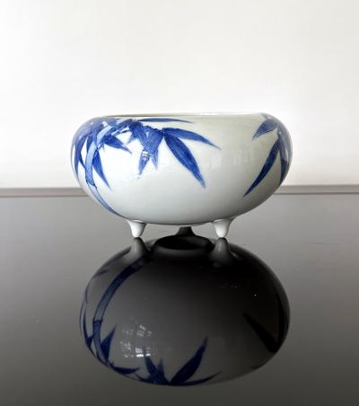 Kozan Makuzu Fine Japanese Glazed Ceramic Bowl by Makuzu Kozan