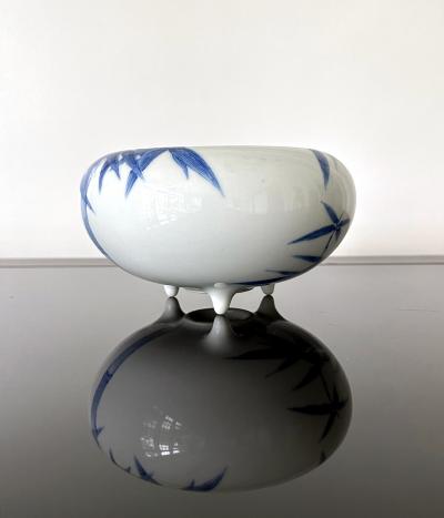 Kozan Makuzu Fine Japanese Glazed Ceramic Bowl by Makuzu Kozan