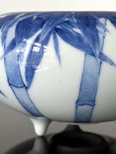 Kozan Makuzu Fine Japanese Glazed Ceramic Bowl by Makuzu Kozan