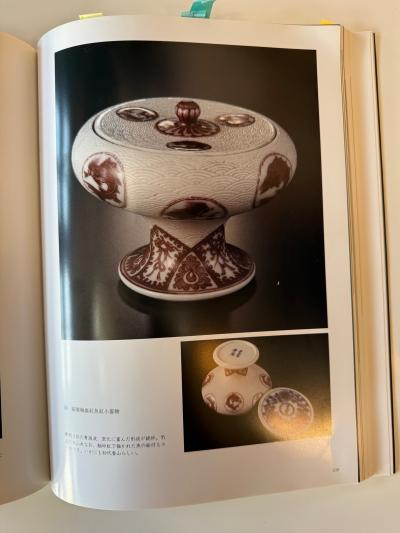 Kozan Makuzu Fine Japanese Porcelain Vase with Carving by Makuzu Kozan Meiji Period