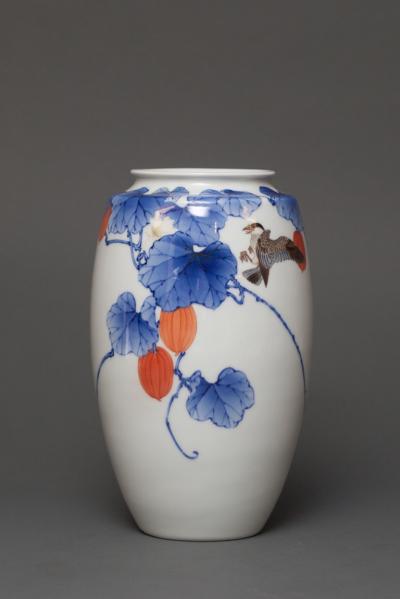 Kozan Makuzu Japanese Porcelain Vase