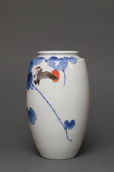 Kozan Makuzu Japanese Porcelain Vase