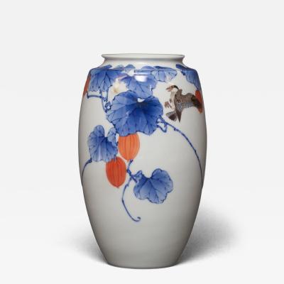 Kozan Makuzu Japanese Porcelain Vase