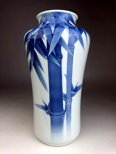 Kozan Makuzu Japanese Porcelain Vase Makuzu Kozan Meiji Period
