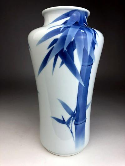 Kozan Makuzu Japanese Porcelain Vase Makuzu Kozan Meiji Period