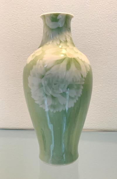 Kozan Makuzu Japanese Porcelain Vase Meiji Period Makuzu Kozan