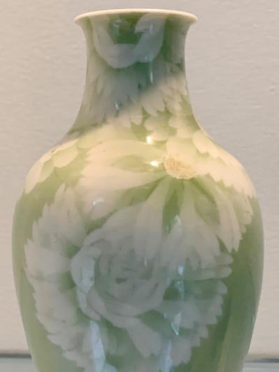 Kozan Makuzu Japanese Porcelain Vase Meiji Period Makuzu Kozan