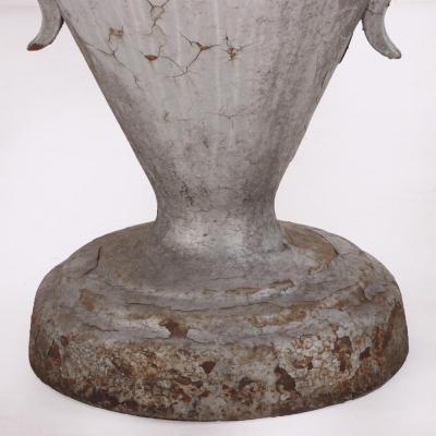 Kramer Brothers Rare 36 pair of Art Deco cast iron garden urns by Kramer Brothers C 1920 