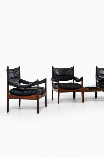 Kristian Solmer Vedel Kristian Solmer Vedel Easy Chairs with Side Table Model Modus