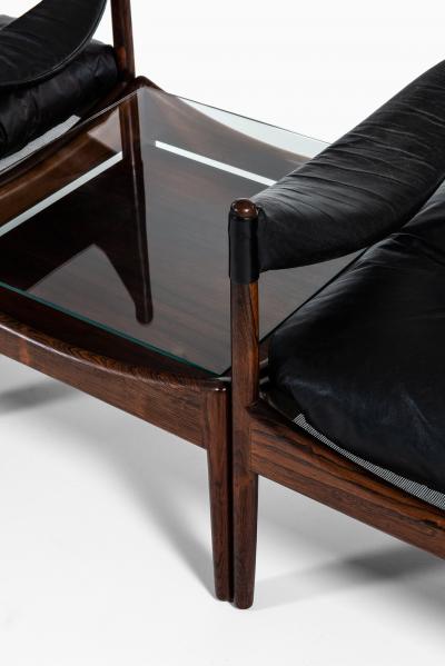 Kristian Solmer Vedel Kristian Solmer Vedel Easy Chairs with Side Table Model Modus