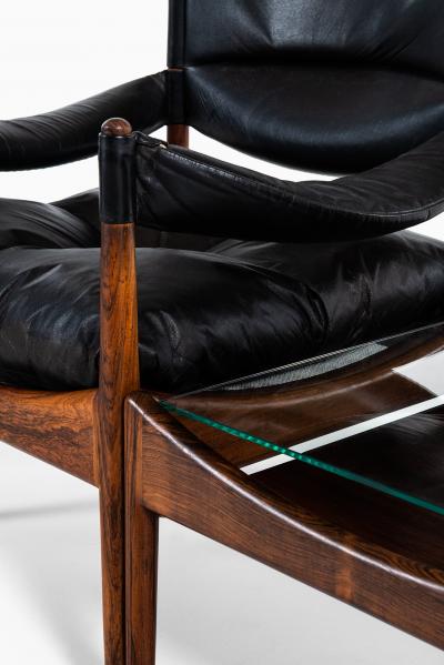 Kristian Solmer Vedel Kristian Solmer Vedel Easy Chairs with Side Table Model Modus