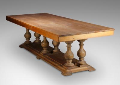 Kristoffer Nyrop Varming Large Neo Renaissance Table in Pine and Oak by Kristoffer Varming