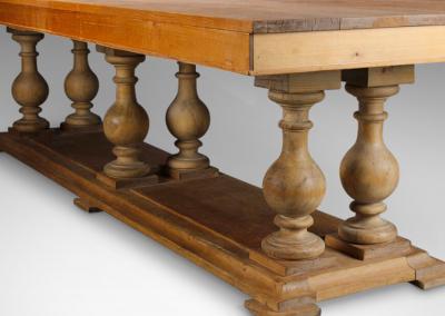 Kristoffer Nyrop Varming Large Neo Renaissance Table in Pine and Oak by Kristoffer Varming
