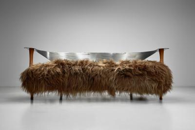 Kurt Beier Fantasy Sofa in Longhair Germany 1980s