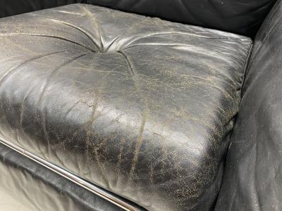 Kurt Hvitsj Pair of 1970 s Leather Lounge Chairs by Kurt Hvitsj 