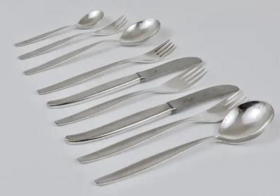 Kurt Mayer Comprehensive Wmf Stockholm Silver Plated Flatware Kurt Mayer Germany 1960s