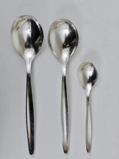 Kurt Mayer Comprehensive Wmf Stockholm Silver Plated Flatware Kurt Mayer Germany 1960s