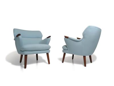 Kurt Olsen Kurt Olsen for Andersen Bohm Mid century Danish Lounge Chairs