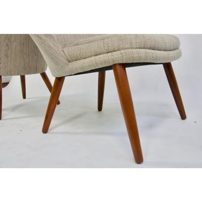 Kurt Olsen Pair of Kurt Olsen Danish Teak Lounge Chairs