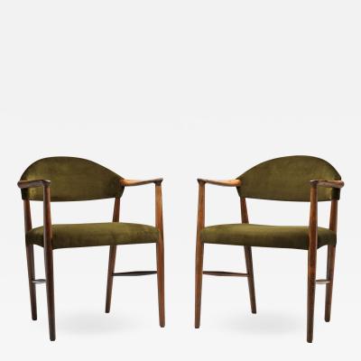 Kurt Olsen Pair of Model 223 Armchairs by Kurt Olsen for Slagelse M belv rk Denmark 1955