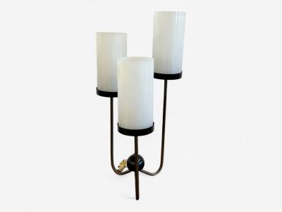 Kurt Versen Mid Century Modern Brass Table Lamps USA 1960s