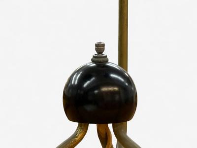 Kurt Versen Mid Century Modern Brass Table Lamps USA 1960s