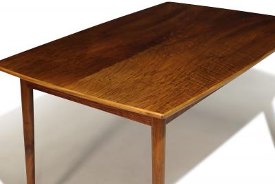 Kurt stervig Kurt Ostervig Kurt Ostervig Burled Walnut Dining Table with Eye catching Grain