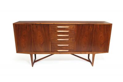 Kurt stervig Kurt Ostervig Kurt Ostervig for Brande Mobelfabrik Burled Walnut Cabinet