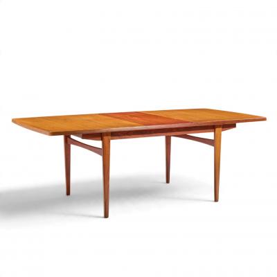 Kurt stervig Kurt Ostervig Kurt stervig Style Danish Rosewood Hidden Leaf Dining Table with 2 Leaves