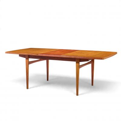 Kurt stervig Kurt Ostervig Kurt stervig Style Danish Rosewood Hidden Leaf Dining Table with 2 Leaves