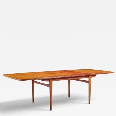 Kurt stervig Kurt Ostervig Kurt stervig Style Danish Rosewood Hidden Leaf Dining Table with 2 Leaves