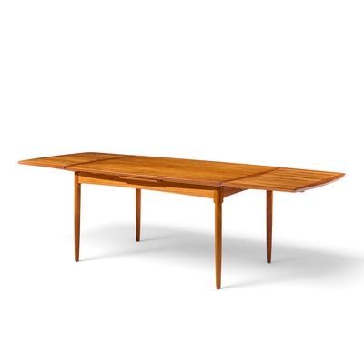 Kurt stervig Kurt Ostervig Kurt stervig Style Mid Century Danish Teak Hidden Leaf Dining Table
