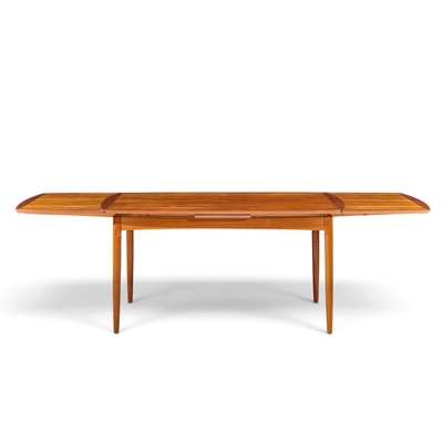 Kurt stervig Kurt Ostervig Kurt stervig Style Mid Century Danish Teak Hidden Leaf Dining Table