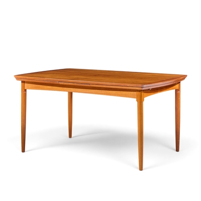Kurt stervig Kurt Ostervig Kurt stervig Style Mid Century Danish Teak Hidden Leaf Dining Table