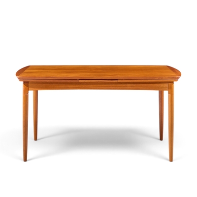 Kurt stervig Kurt Ostervig Kurt stervig Style Mid Century Danish Teak Hidden Leaf Dining Table