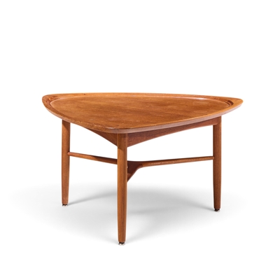 Kurt stervig Kurt Ostervig Kurt stervig for Jason M bler Model 176 Danish Teak Guitar Pick Coffee Table