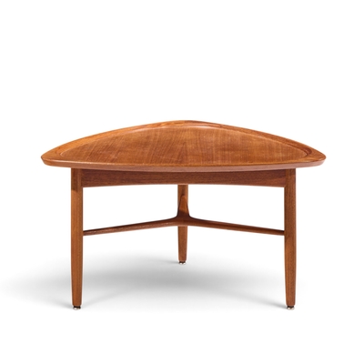 Kurt stervig Kurt Ostervig Kurt stervig for Jason M bler Model 176 Danish Teak Guitar Pick Coffee Table