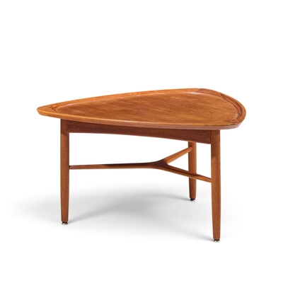 Kurt stervig Kurt Ostervig Kurt stervig for Jason M bler Model 176 Danish Teak Guitar Pick Coffee Table