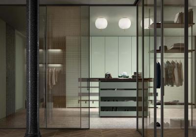 Kushi Opaline Glass and Copper Ceiling Lamp for KDLN