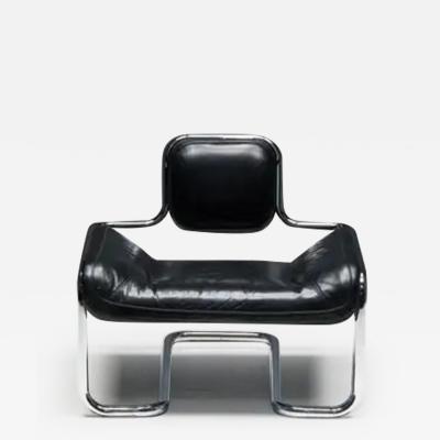 Kwok Ho Chan Limande Low Easy Chair by Kwok Hoi Chan France 1970s