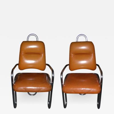 Kwok Ho Chan Two 1971 armchairs by Kwok Hoi Chan for Steiner