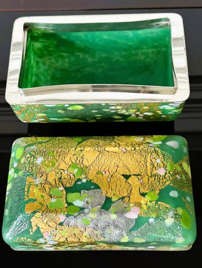 Kyohei Fujita Japanese Kazaribako Glass Box Rare Hagoromo Kyohei Fujita