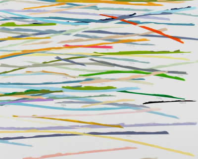 Kyong Lee Abstract note 001 Abstract painting 2017