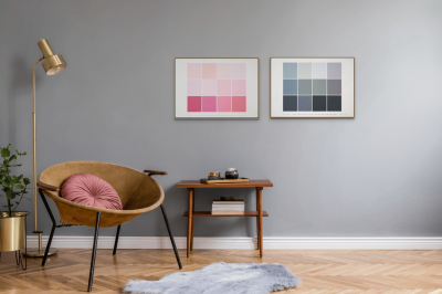 Kyong Lee Drawing For Color As Adjective noun 6 Grey Abstract painting 2022