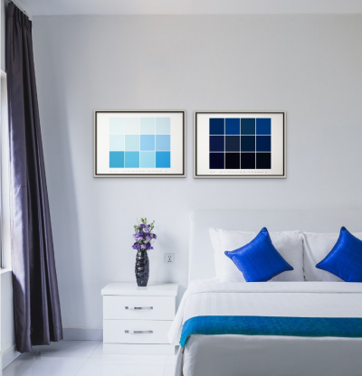 Kyong Lee Drawing For Color As Adjective noun 8 Sky Blue Abstract painting 2022