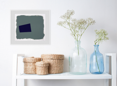 Kyong Lee Eckige Masse 045 Abstract painting 2017