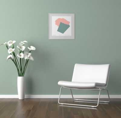 Kyong Lee Eckige Masse 95 Abstract painting 2020