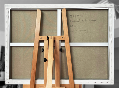 Kyong Lee Emotional Color Change 14 Abstract Painting 2023